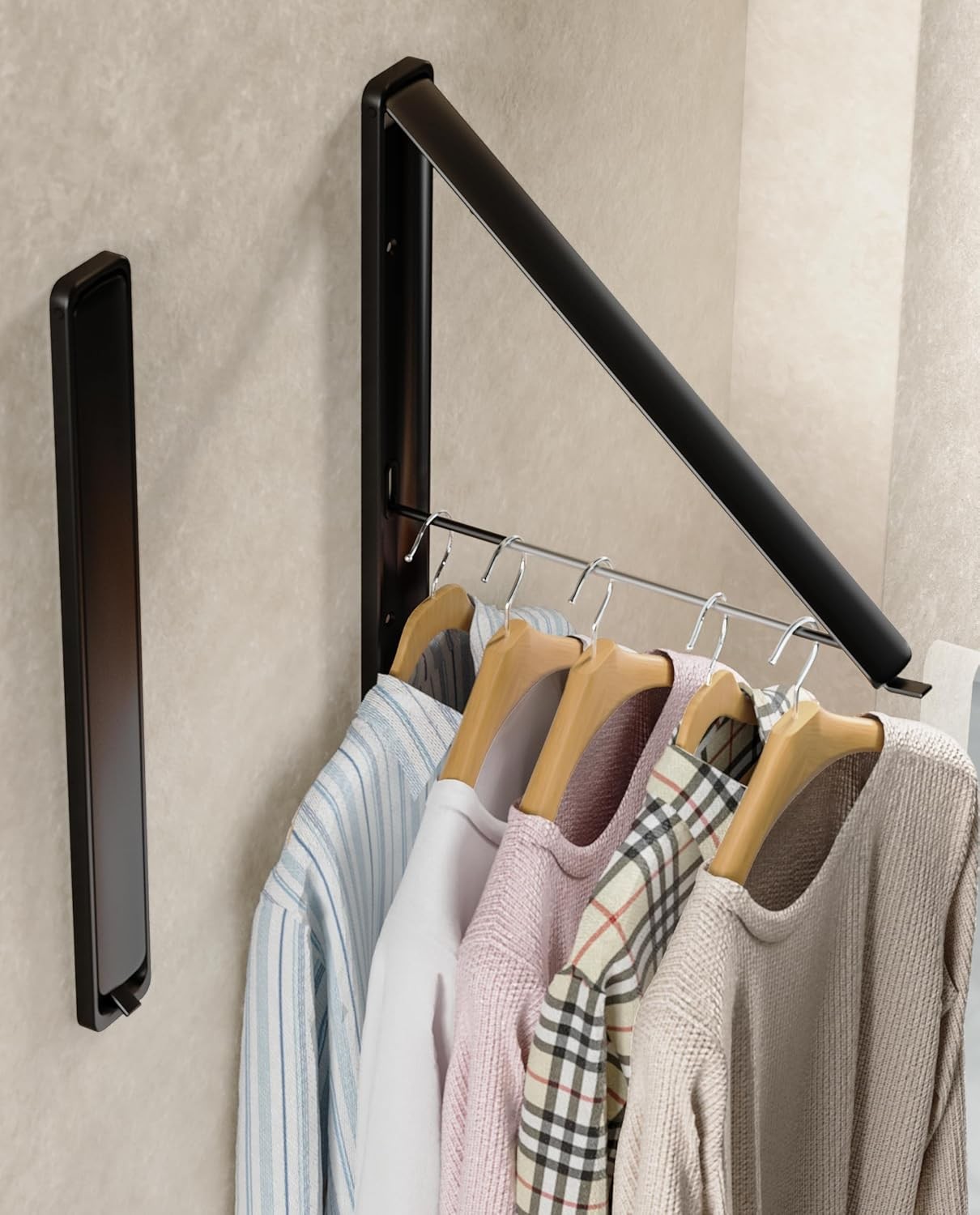 Wall Mounted Drying Racks, Retractable and Folding Racks