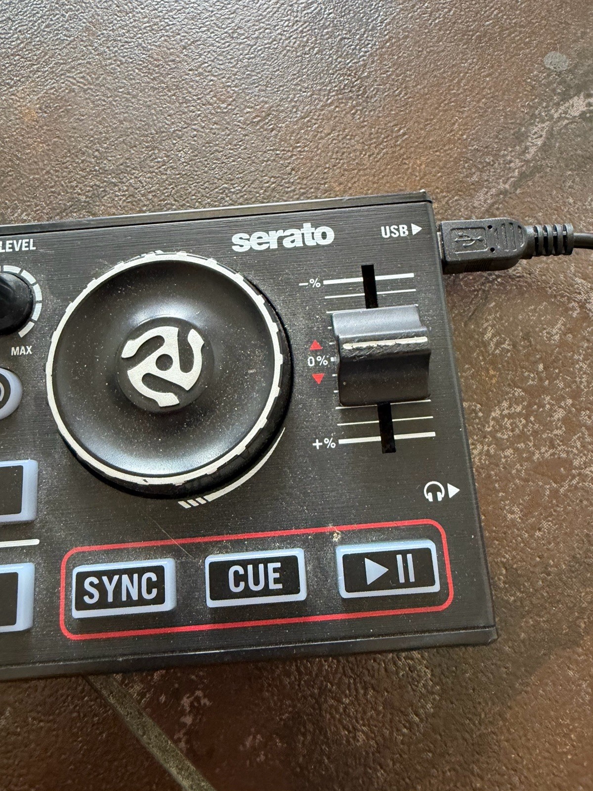 Numark DJ2GO2 2-Deck USB DJ Controller, Built-in Mixer, 8 Pads, Black