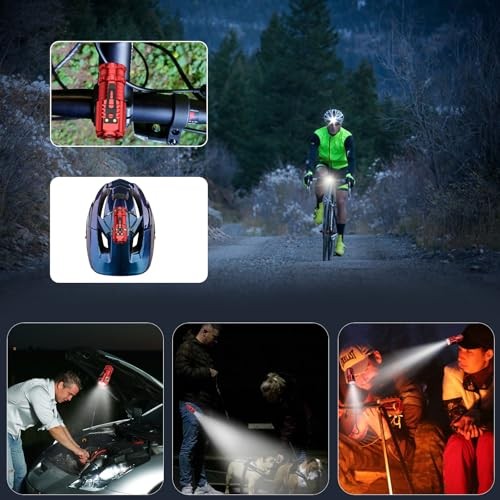 2550 Lumens Mini Flashlight XC01 with Magnetic Base - 5 Modes - Super Bright