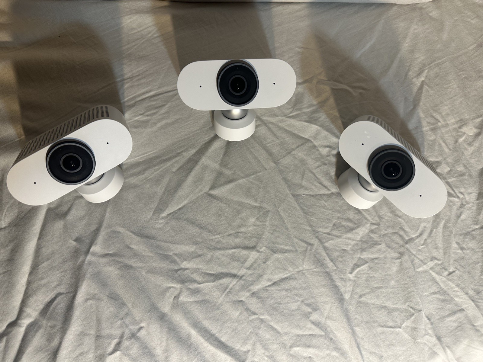 Set of 3 Lenovo Google Meet Series One Smart Cameras - GHF10L - White