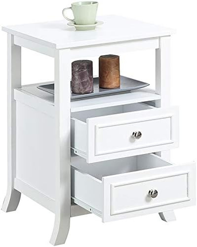 Melbourne End Table, White