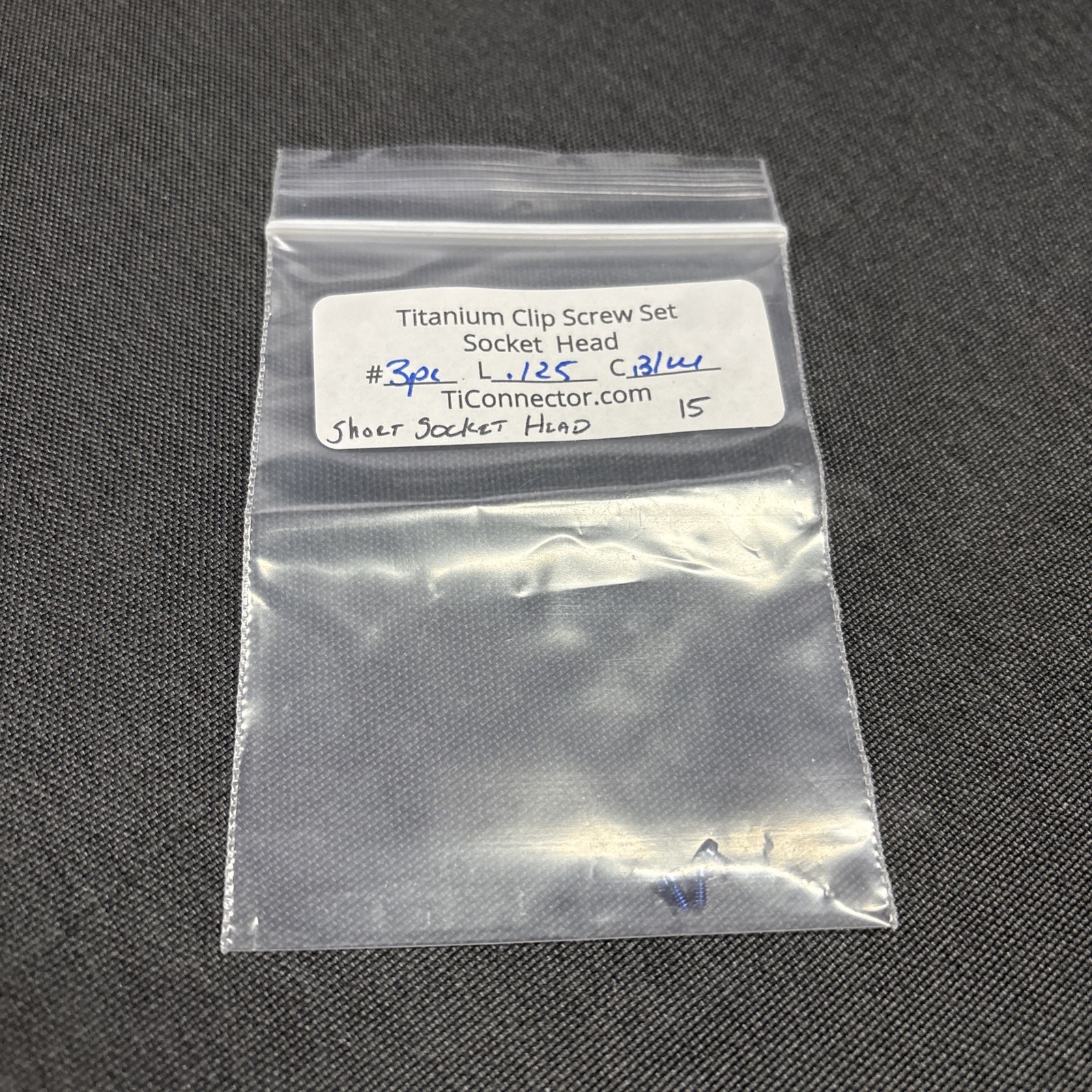 Ti Connector Short Socket Head Knife Screws