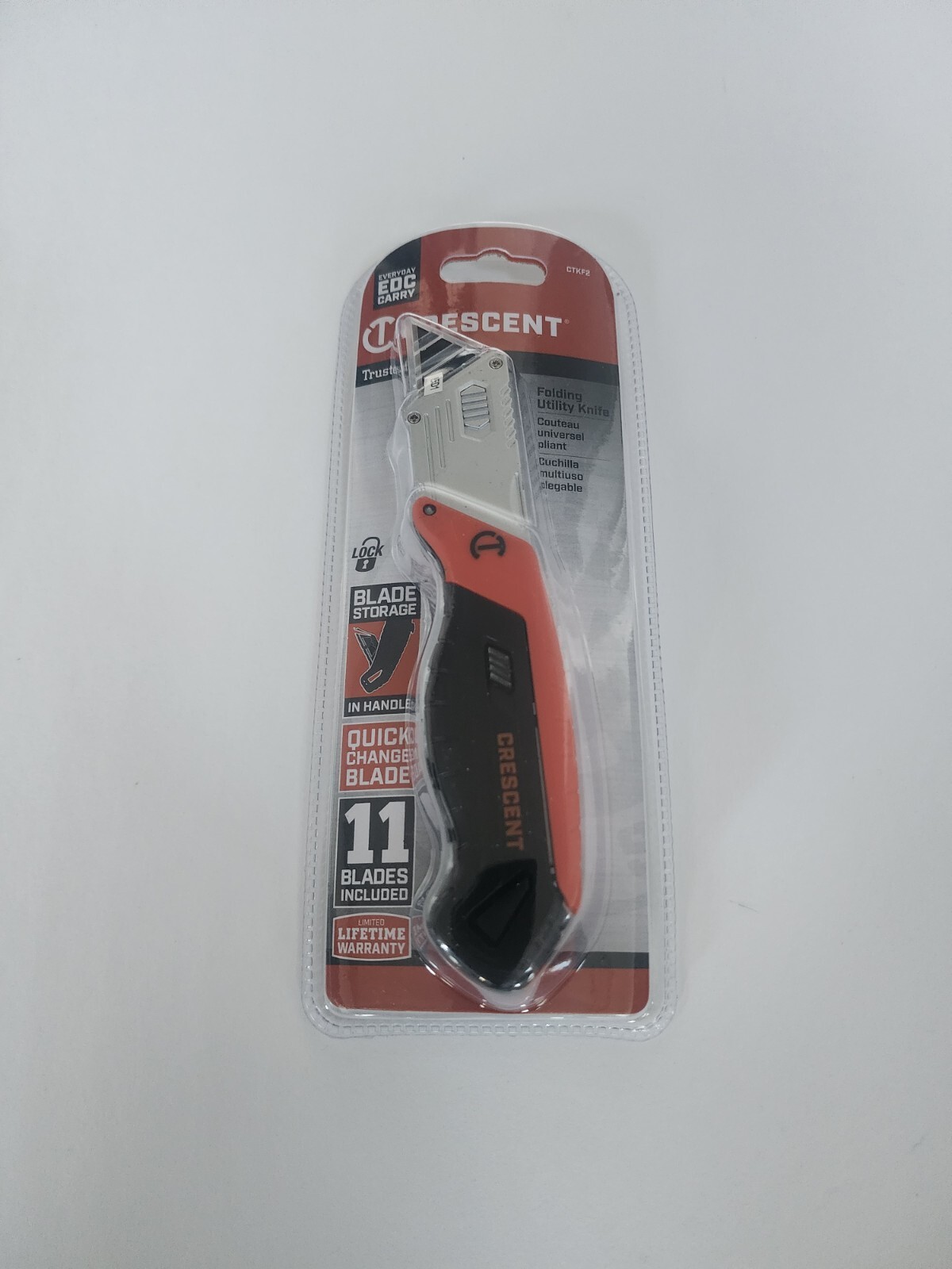 Crescent 11-Blade Folding Utility Knife CTKF2