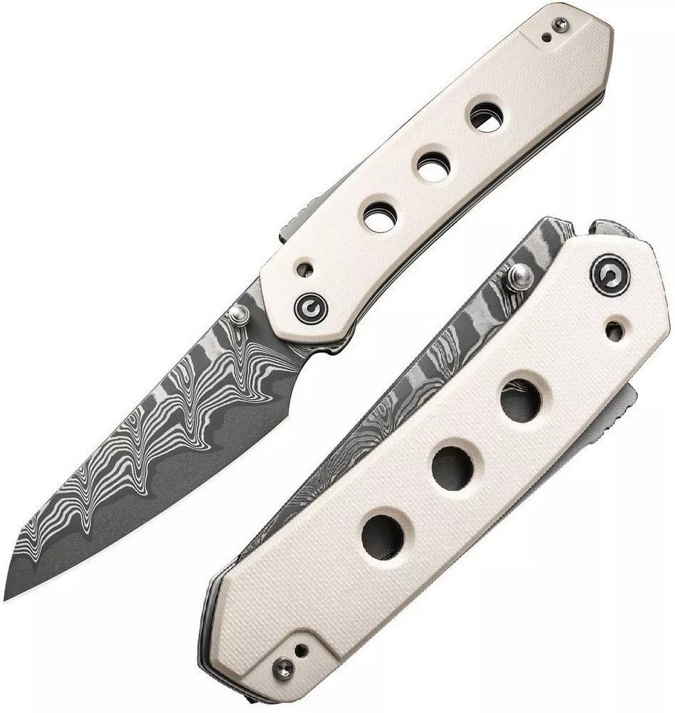 Civivi Vision FG Superlock Folding Knife 3.54" Damascus Steel Blade - C22036-DS1