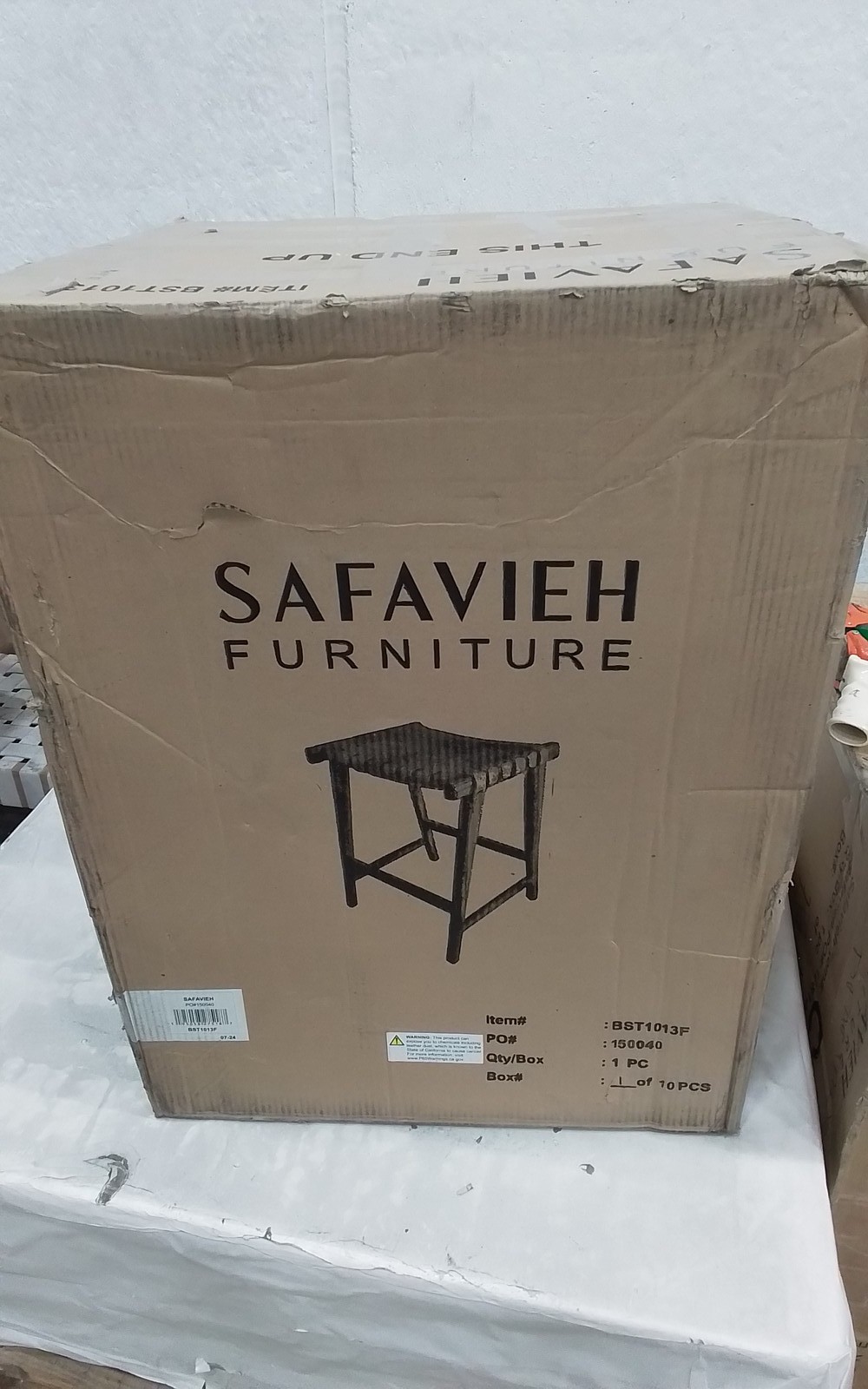 Safavieh ABREU RECTANGLE COUNTER STOOL, Reduced Price 2172771601 BST1013F