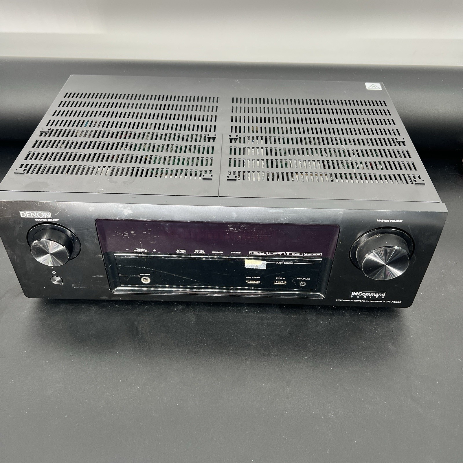 Denon AVR-X1000 IN-Command Integrated Network 5.1 Channel AV Receiver *no cords