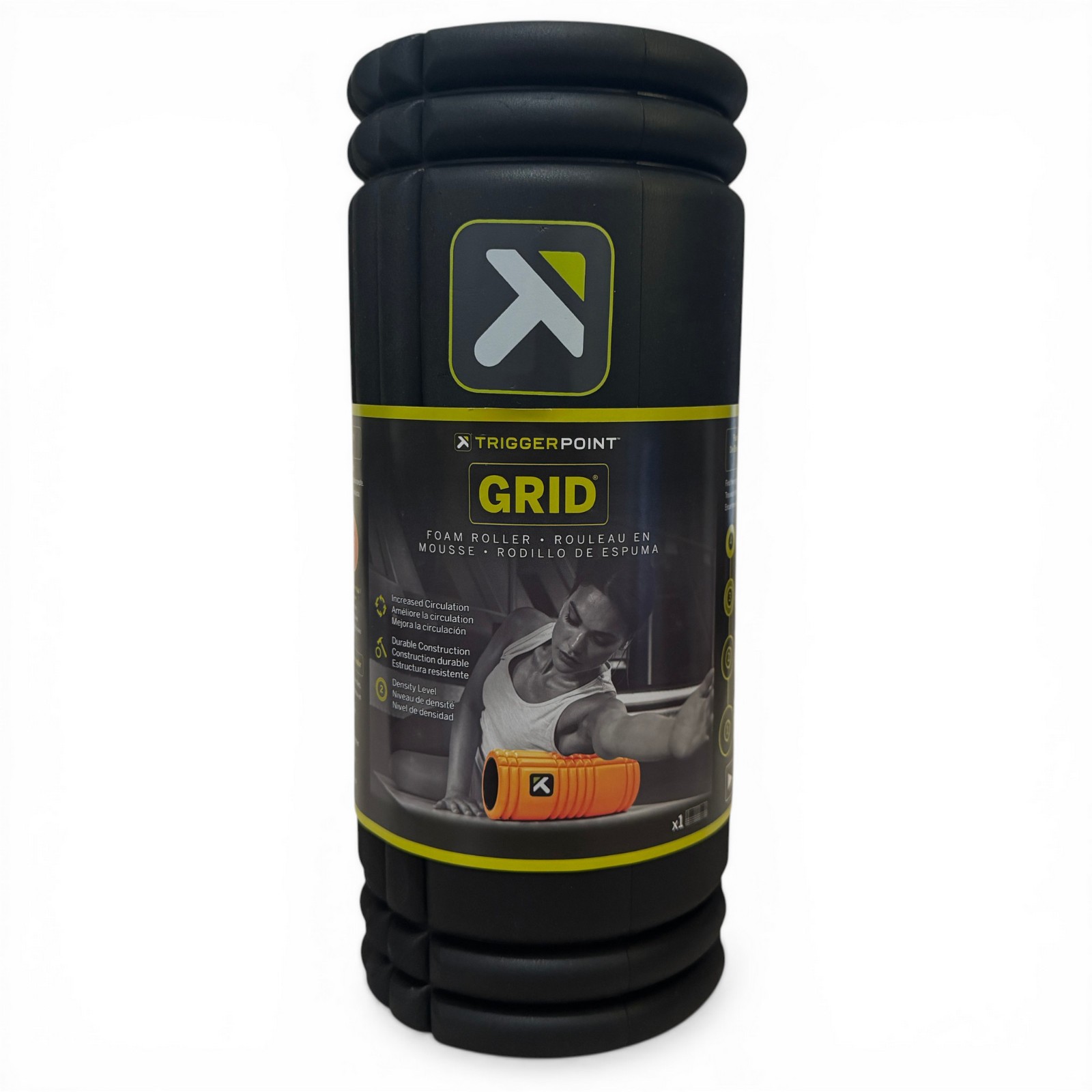 Trigger Point Grid 13" Foam Roller Multi-Density Massage Roller Muscle Recovery