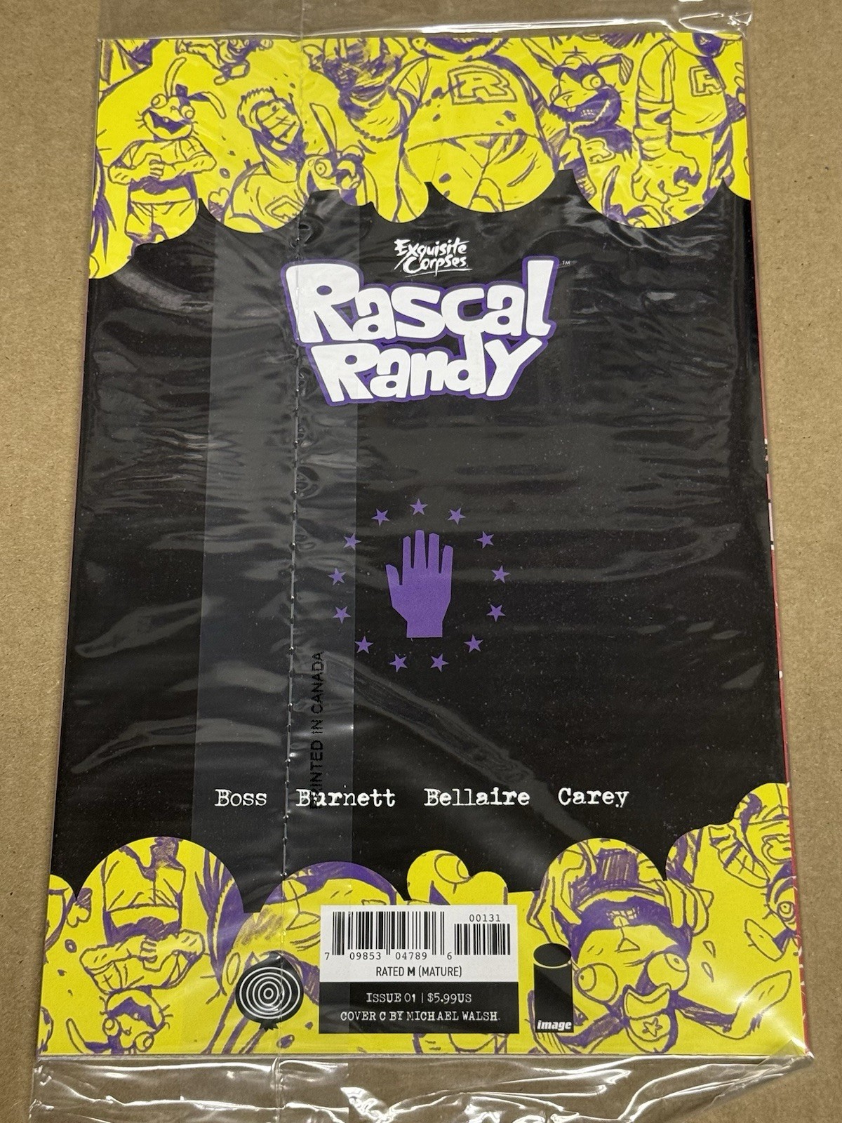 Exquisite Corpses Rascal Randy #1 CVR C Michael Walsh Polybagged Variant