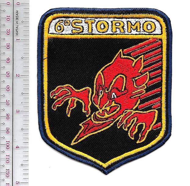 Aerobatic Italy Air Force AM 6° Stormo Wing Diavoli Rossi Display Team NO TARIFF