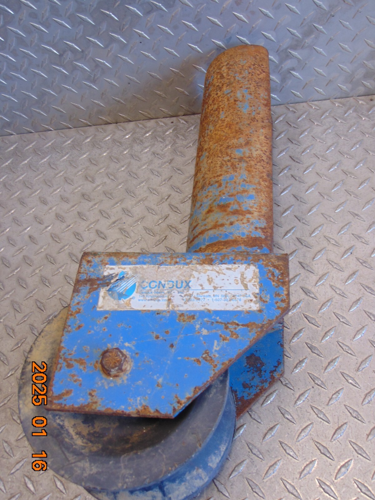 CONDUX 7" CABLE FEEDING SHEAVE MAX CAPACITY 6500 LBS 28925 N