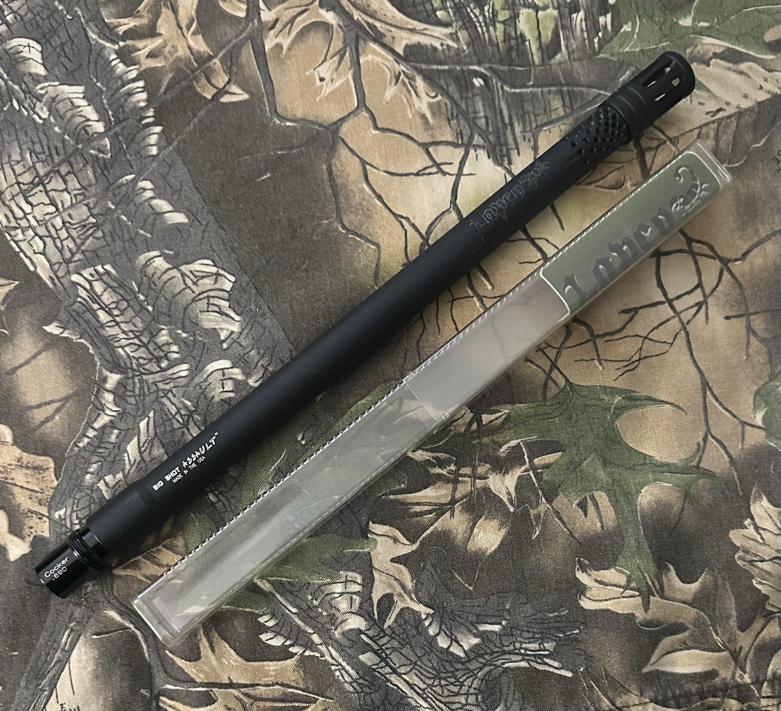 LAPCO Big Shot Assault 16” Matte Black Autococker Barrel .690 Paintball Gun