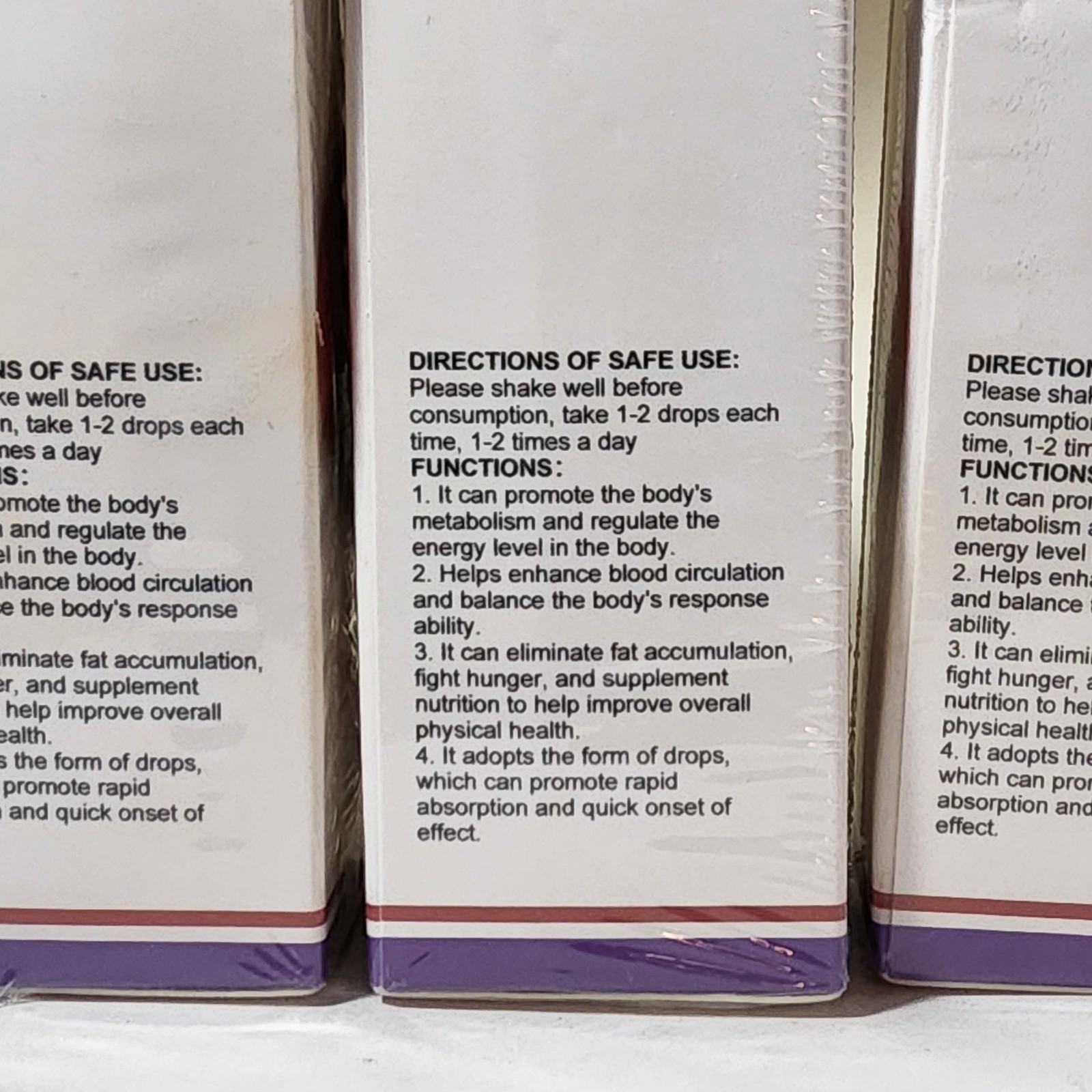 3 PACK Monja Burner Dietary Drops - Liquid Drop Supplements 2 oz EACH NIB 1/28