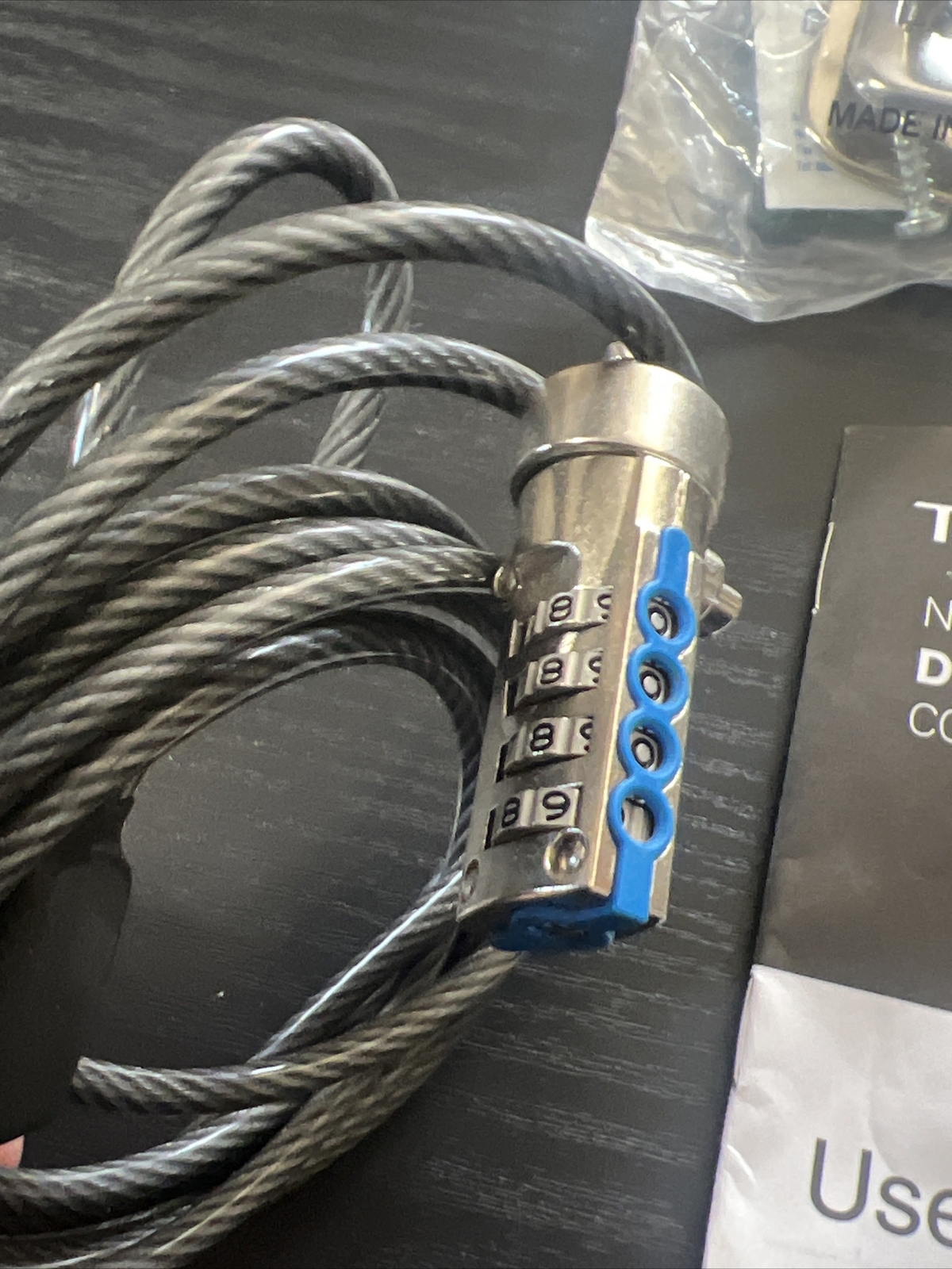Targus Notebook Security Defcon CL Combo Cable Lock For Your Laptop