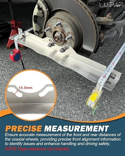 Heavy Duty Toe Alignment Tool Plates, Stainless Steel Wheel Alignment Tool