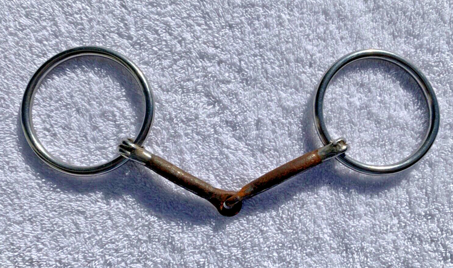 Reinsman 102 Loose O Ring Sweet Iron Snaffle Bit ~ Western Horse Training 5"