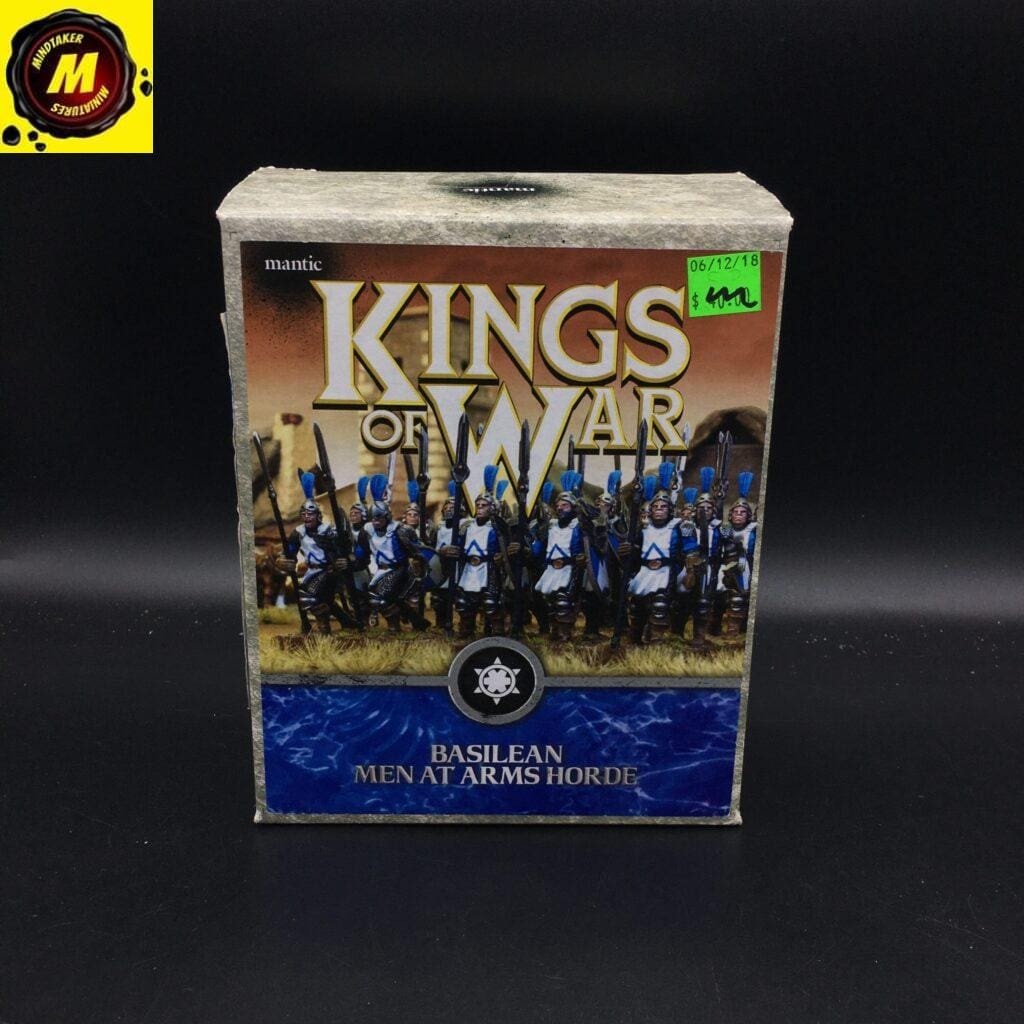 40 Basilean Men at Arms (MGKWB31-1) (NIB) - #66560 - Kings of War