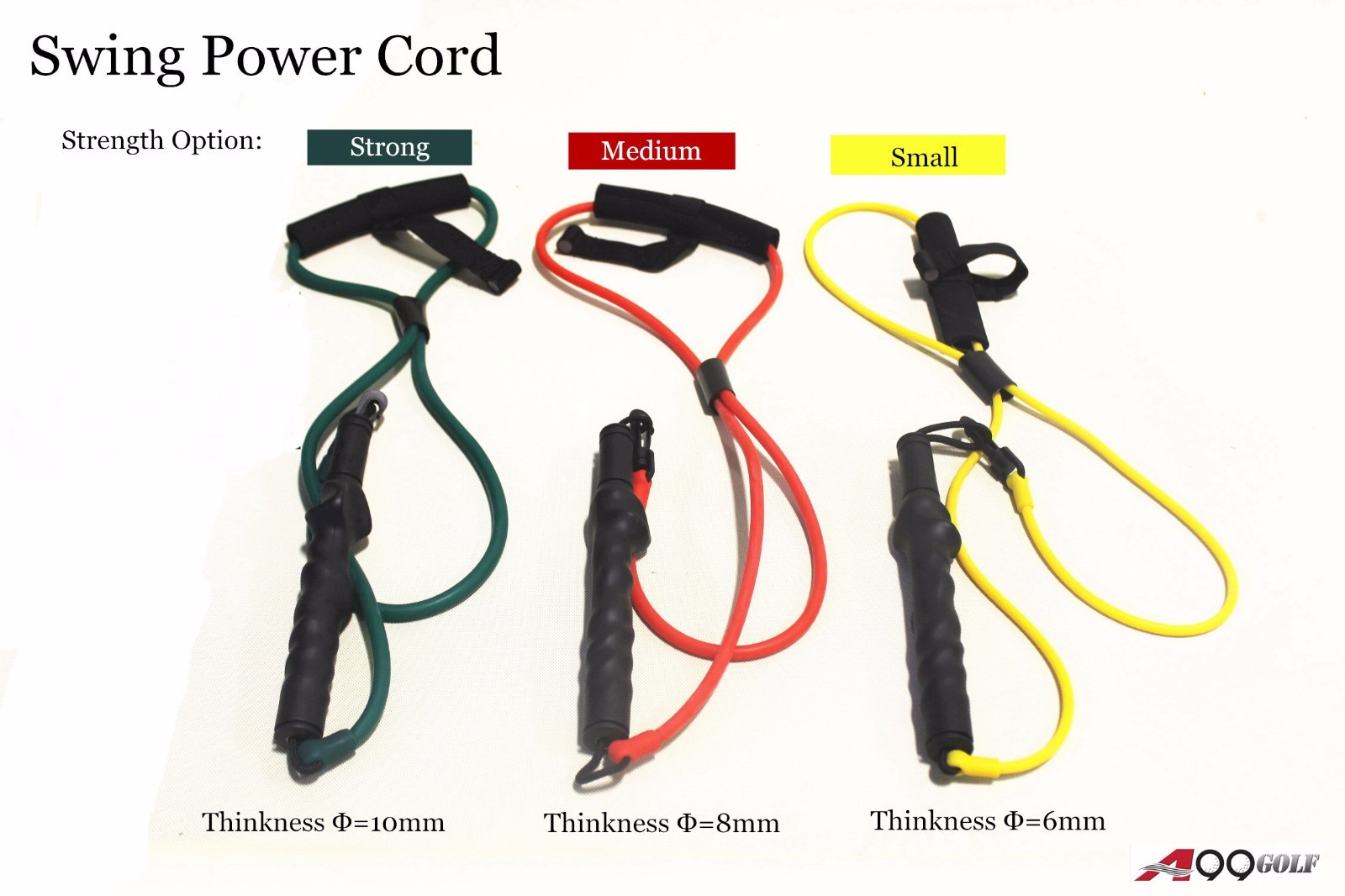 Golf Swing Cord Resistance Bands Exercise Fitness Yoga Pilates Workout Gym Sport