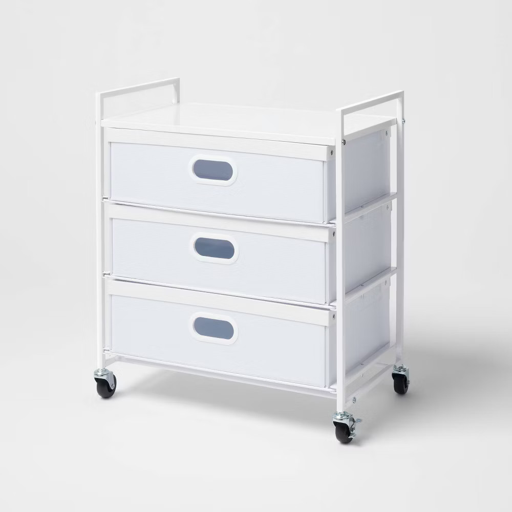 3 Drawer Cart on Wheels - Brightroom