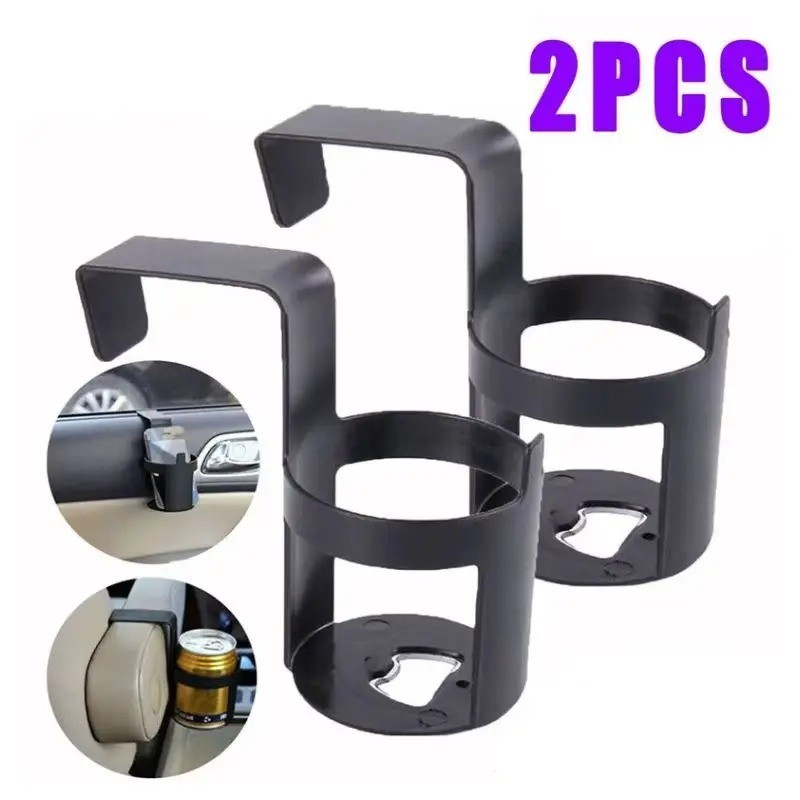 Car Cup Holder Hook Window Door Mount Universal Bottle Organizer
