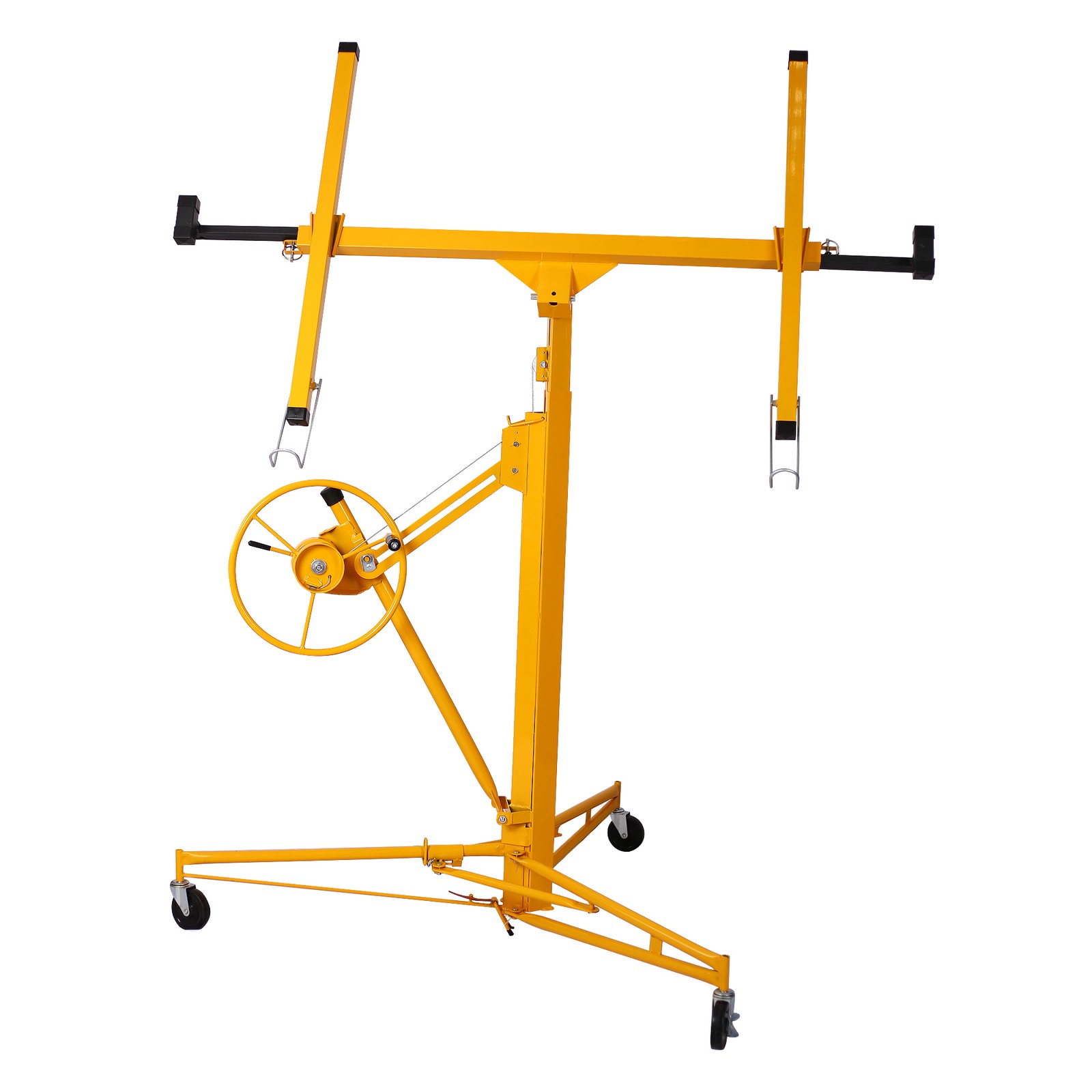 Drywall Lift Jack Rolling Panel Hoist 16 ft Yellow