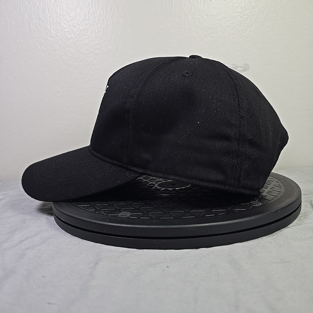 Cart Path Only Hat Black Balled Golf Snapback Hat One Size Authentic Cap