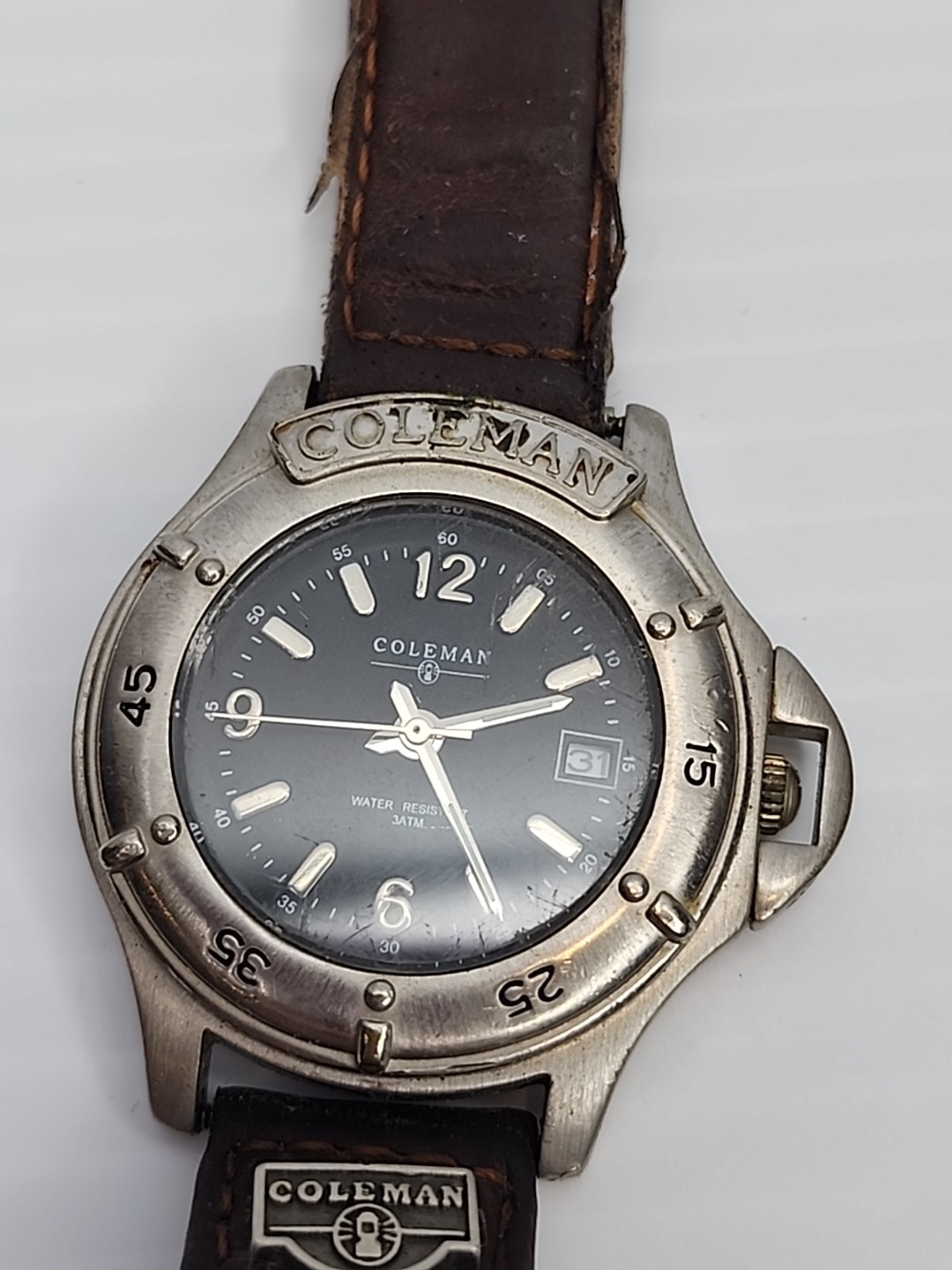 Vintage Coleman Wristwatch As is untested for Lantern & Stove Collectors