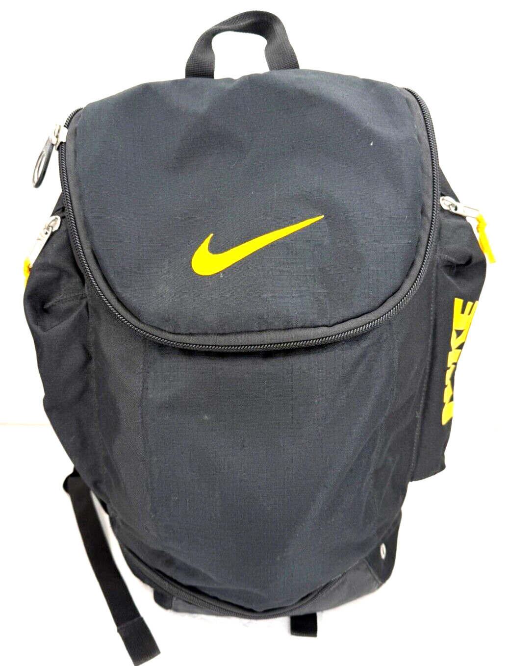 Nike Elite Zip Carry-On Strap Basketball Backpack Multi-Pocket Black & Gold