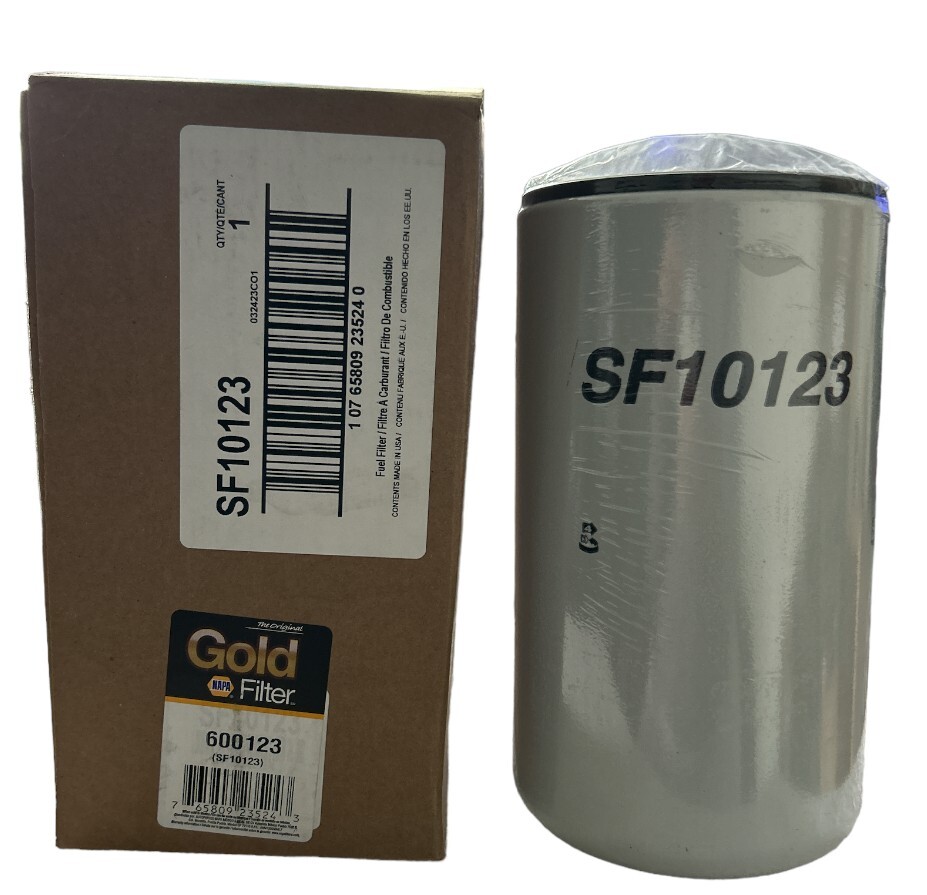 NAPA Gold 600123 Spin-On Fuel Filter Replaces SF10123, WF10123, BF9885