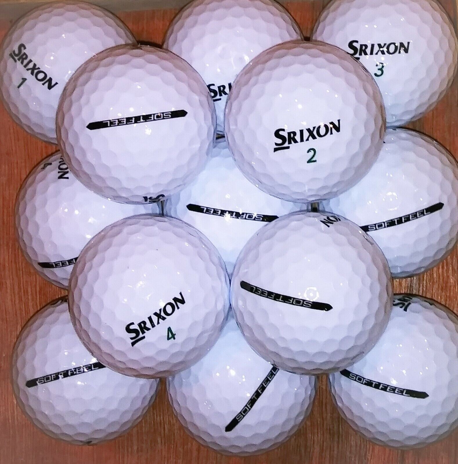 50 Srixon Soft Feel Mens Used Golf Balls in (AAAA) 4A Great Condition