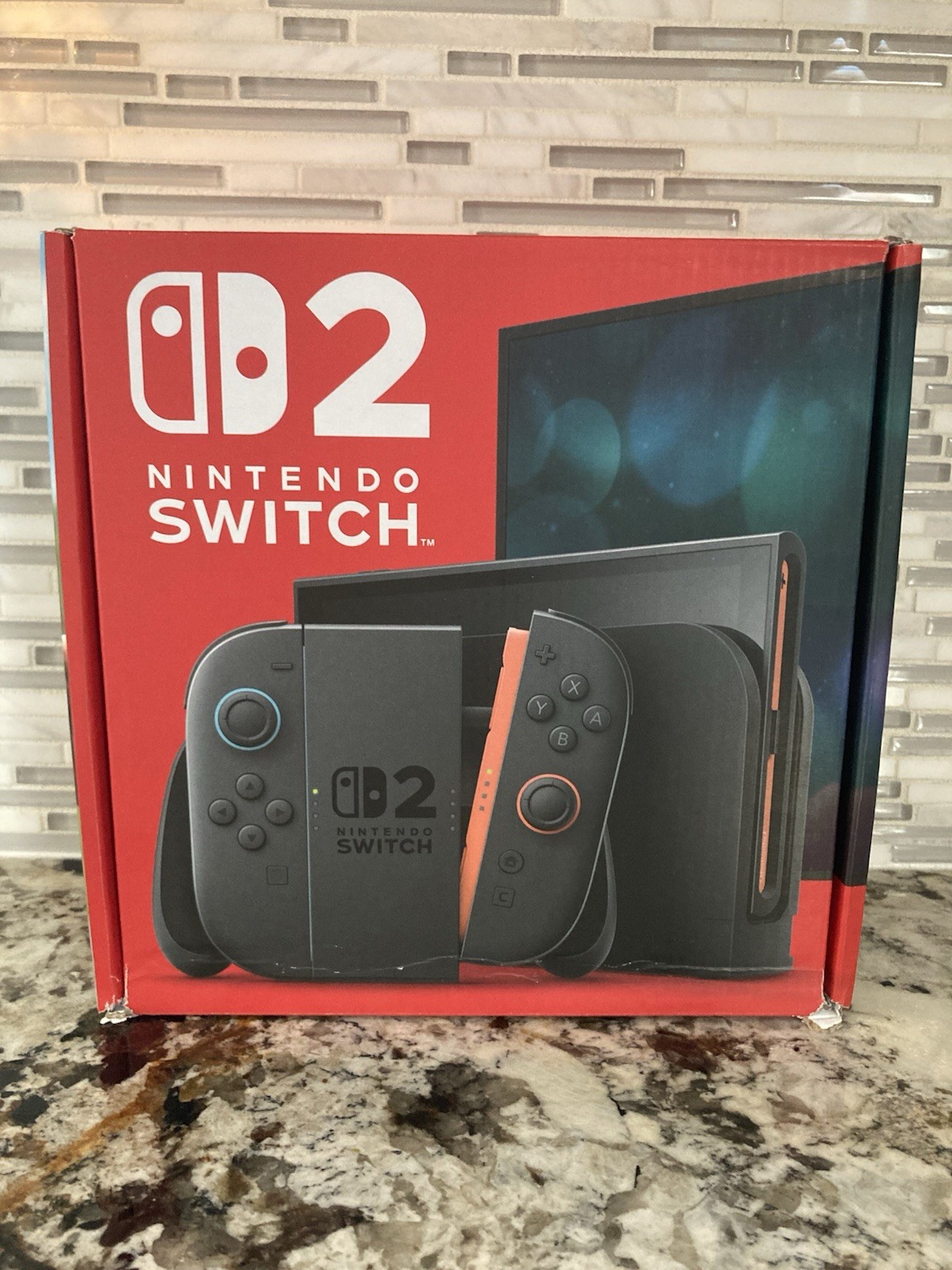 Nintendo Switch 2 EMPTY BOX with Cardboard Inserts and Information Packet