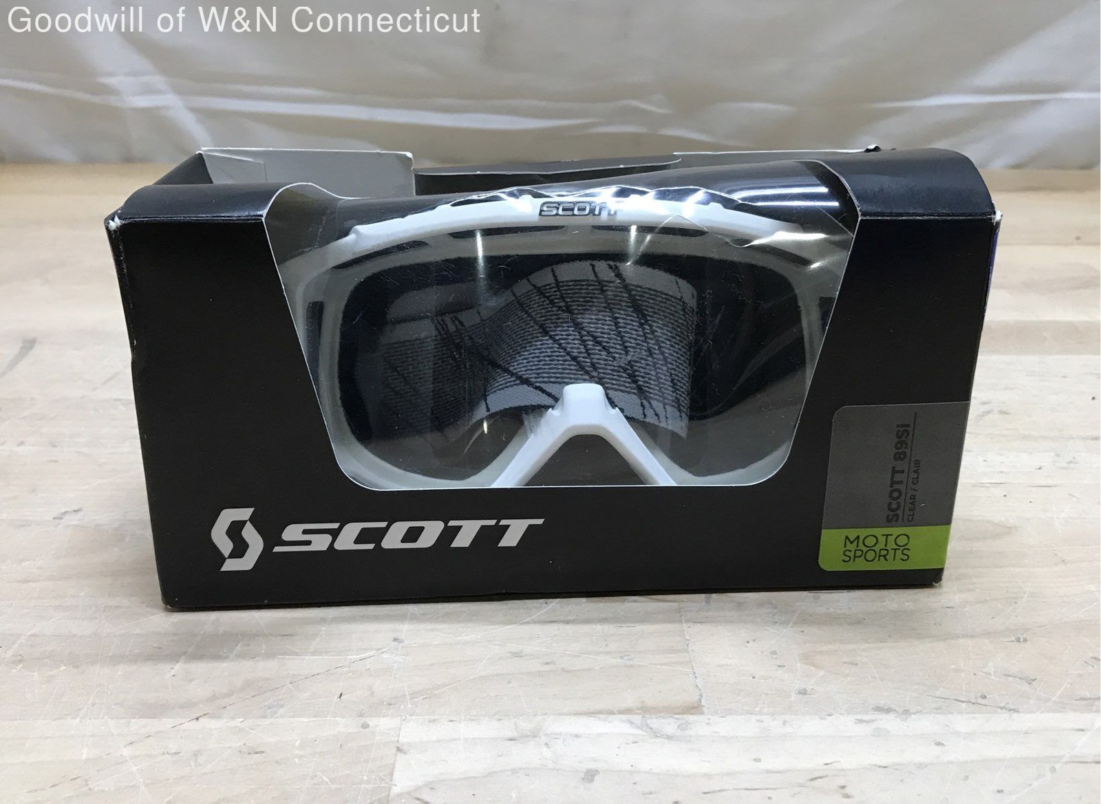 New SCOTT 89Si Youth MX Motocross Offroad Goggles White Moto Sports