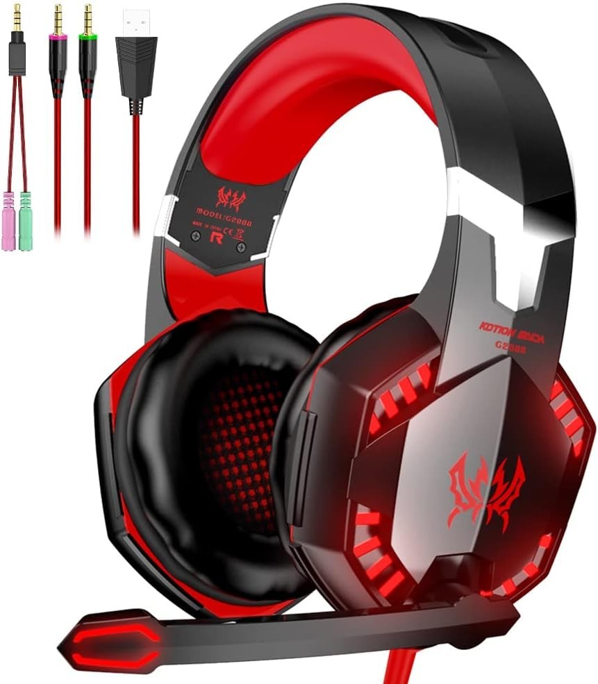 Cascos Gamer Auriculares Audifonos Gaiming Gaming Para PC Xbox One 360 PS4 PS3