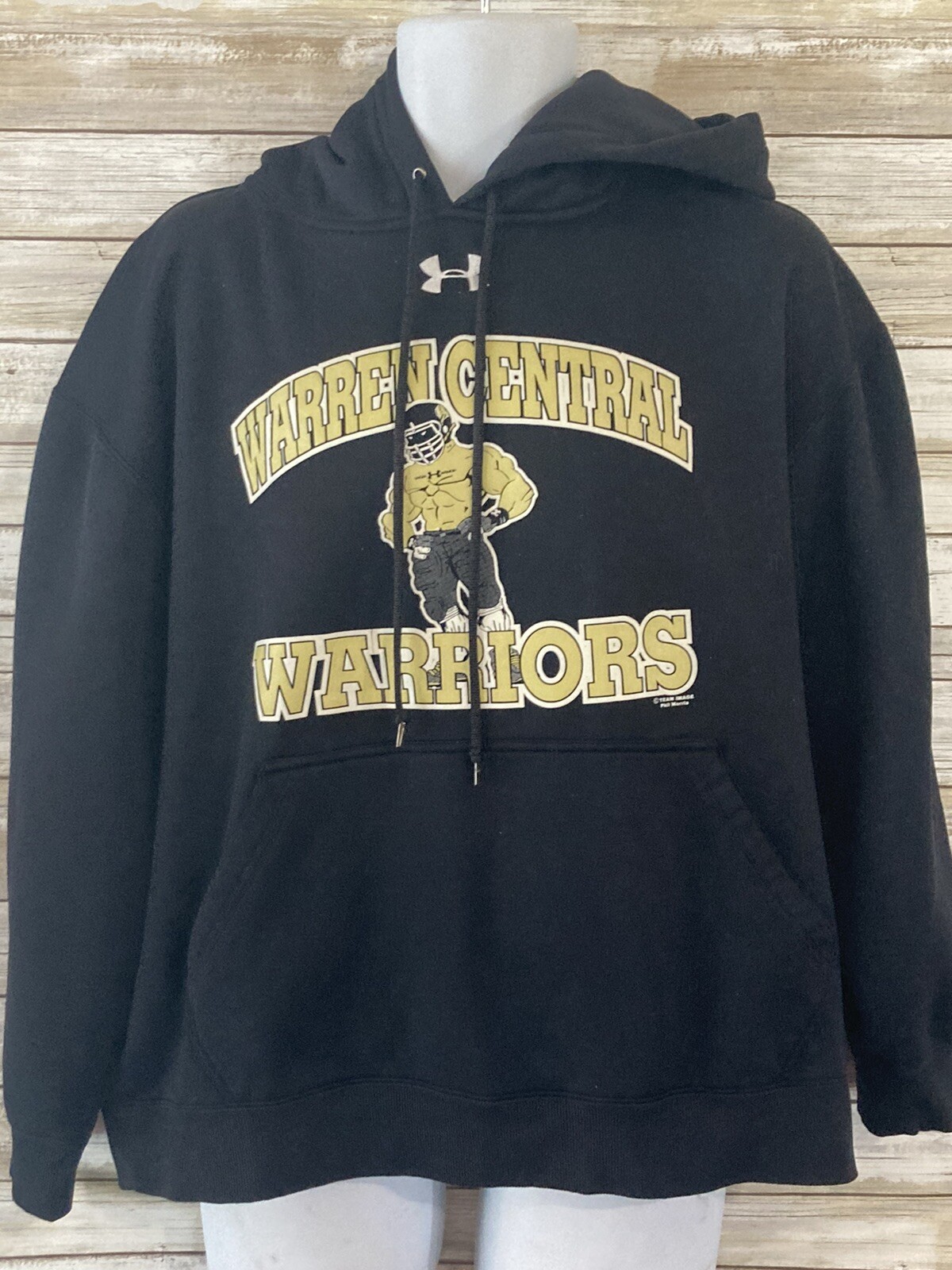 Under Armour Mens L Large INDIANA FOOTBALL WARREN CENTRAL WARRIORS j65