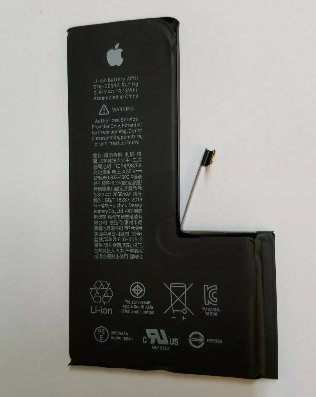 OEM Original Apple Replacement Battery for Apple iPhone XS 2658mAh 100% Health