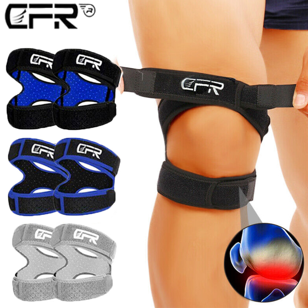 US Dual Patella Knee Strap Brace Belt Support Relief Arthritis Tendon Gel Pad