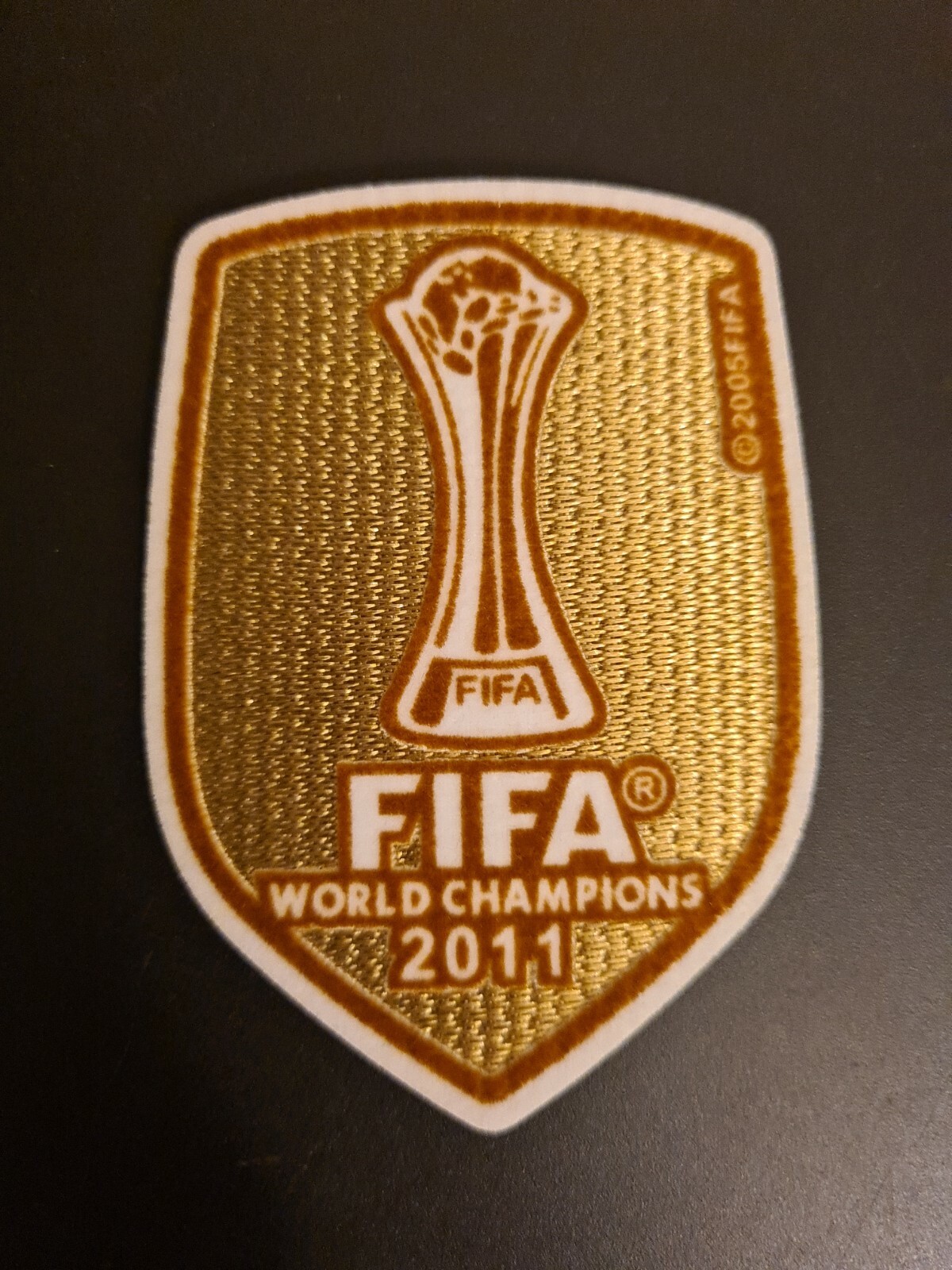2011 Barcelona World Champions League Winner Badge Patch Soccer Jersey