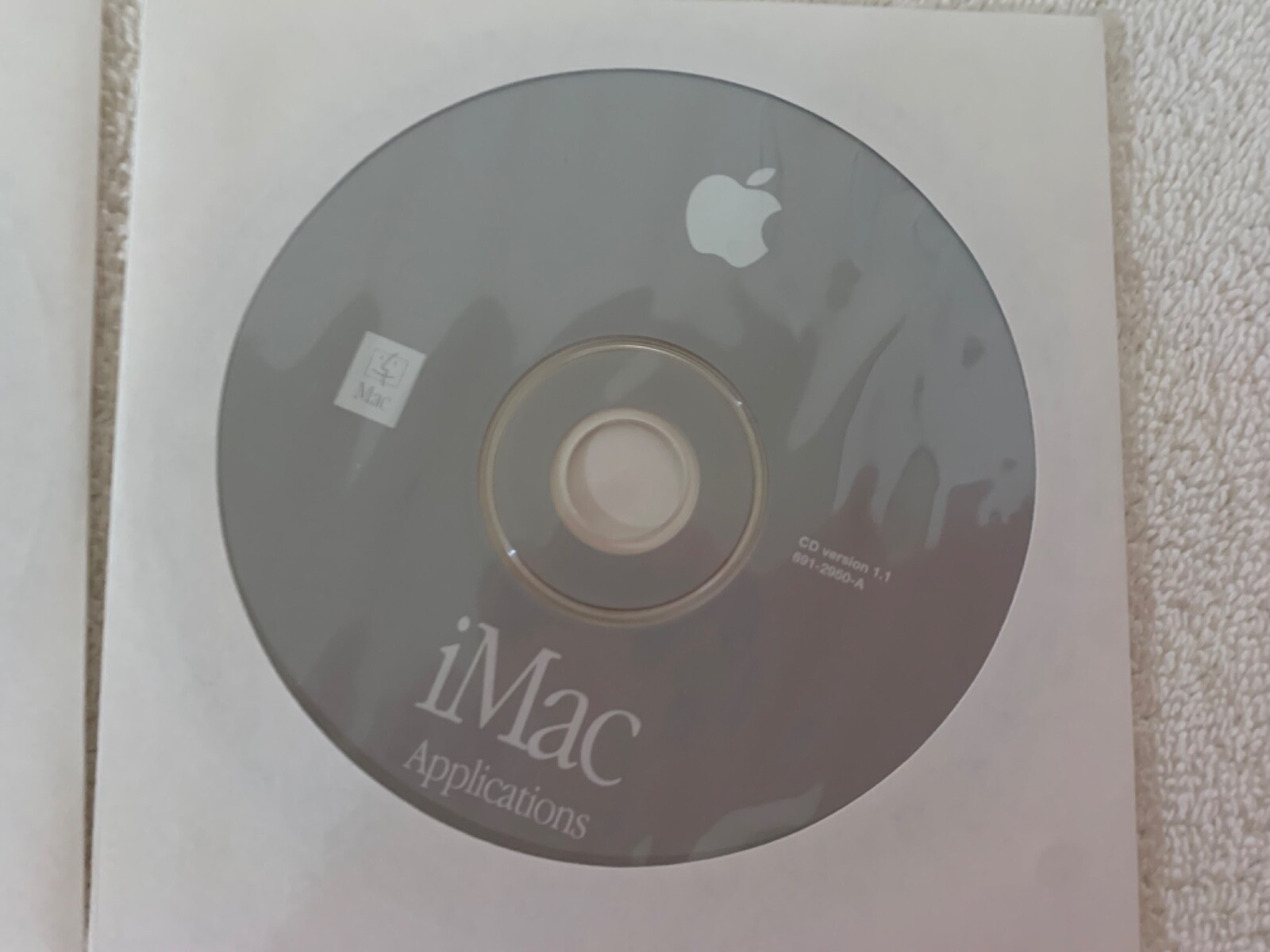 Apple iMac Software Install & Restore Discs, i Movies 2, i Work 9, Hardware Test