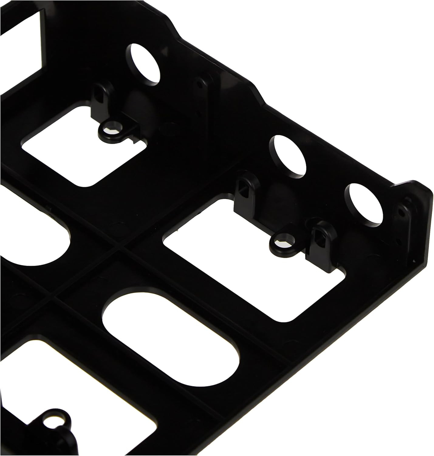 3.5" to 5.25" Front Bay Mounting Bracket W/ Mounting Screws (Bracketfdbk),Black