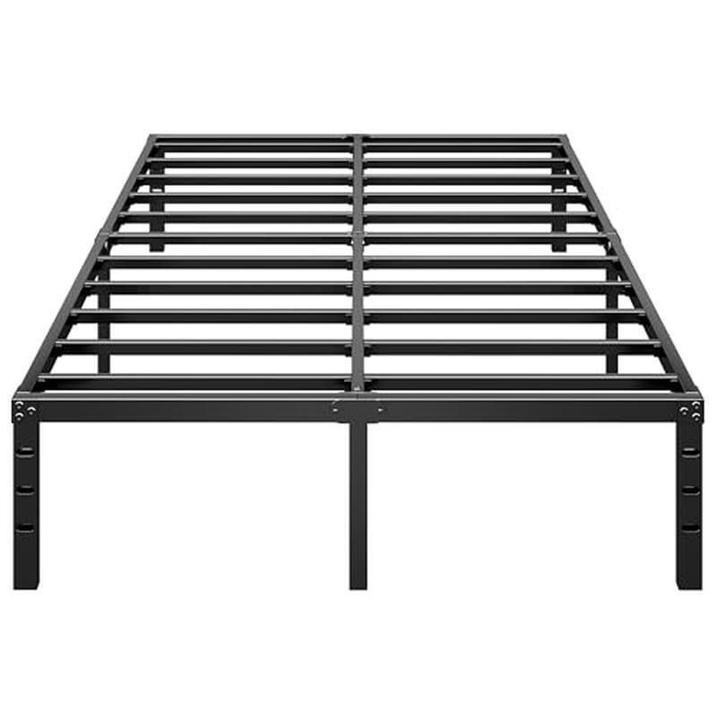 King Metal Platform Bed Frame Sturdy Support Easy Assembly Squeak Resistant New