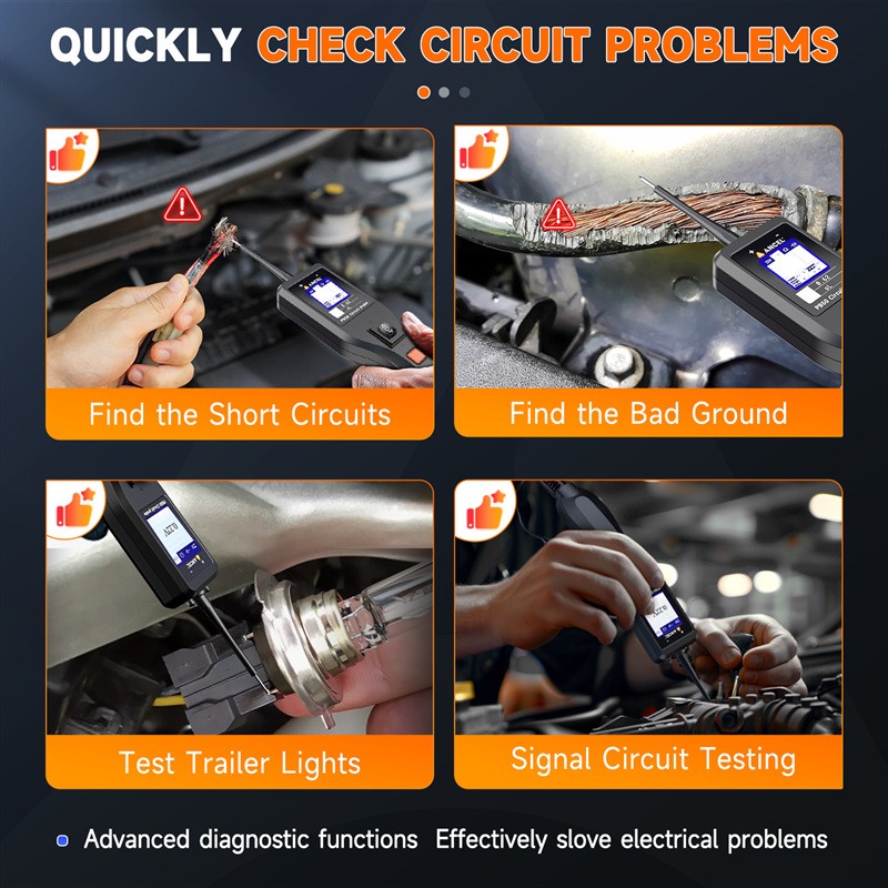 Car PowerScan probe Electrical Tester power Circuit Tester PB50 12/24V