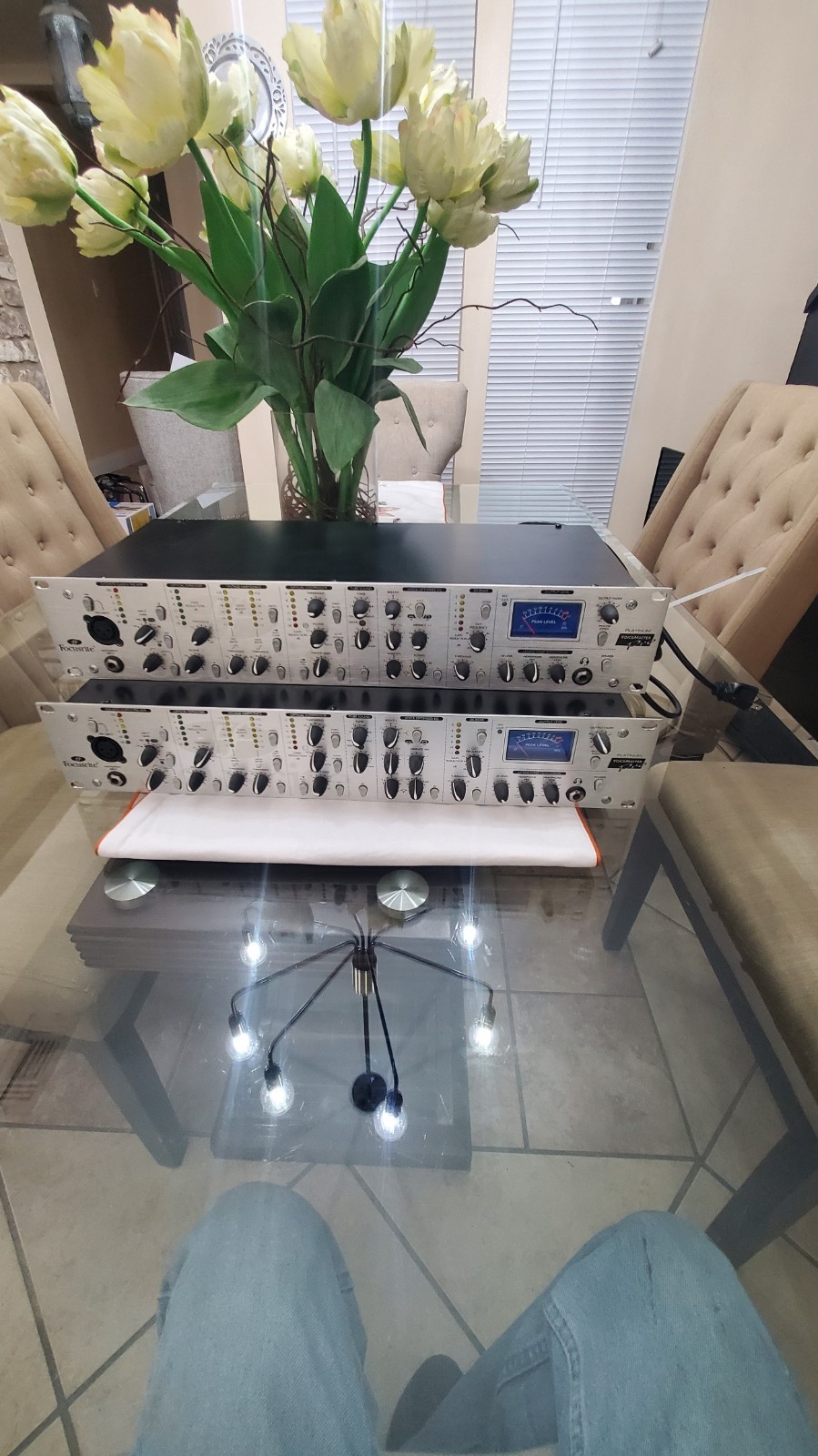 lot 2 Focusrite Voice Master Pro Mic Preamp Compressor Audio Interface