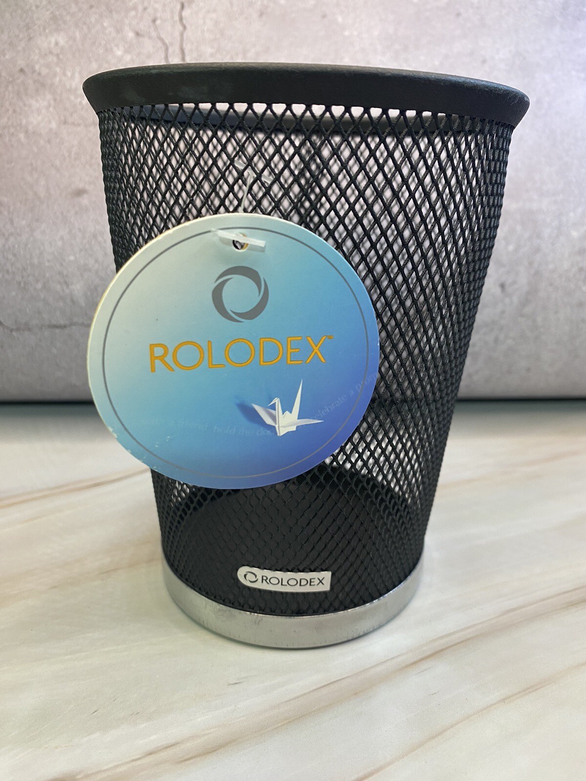 Rolodex Mesh Collection.  Jumbo Pencil Holder, Black (62557) Nestable Wire Mesh