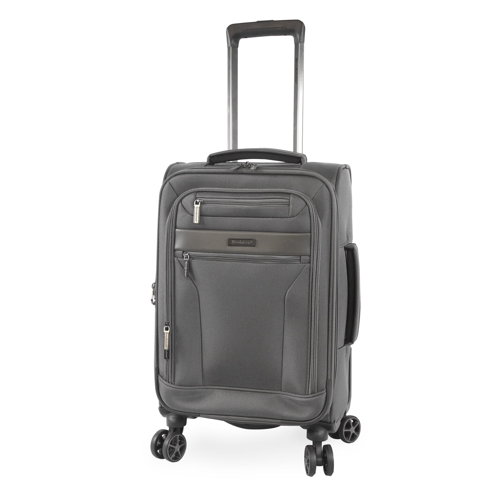 Brookstone Harbour 26" Softside Medium Checked Expandable Spinner Luggage