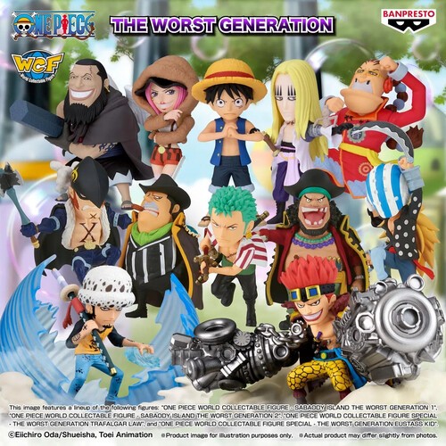 Banpresto - One Piece - WCF Special - Worst Generation Eustass Kid Figure [New T