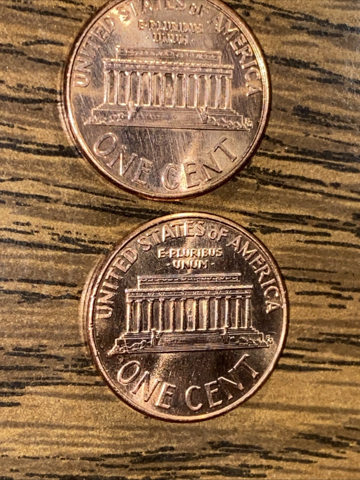 2005 + 2007-p UNC Lincoln Pennies.