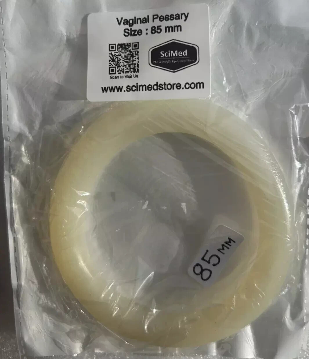 85 mm Pessary Ring 100% Silicone Pessaries Pelvic Organ Uterine Prolapse