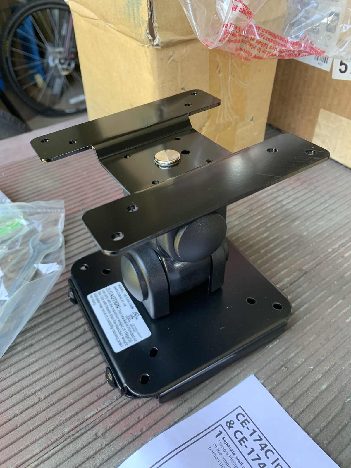 (2) Clinton Electronics CE-174C LCD/PVM Wall Mount. Never Used