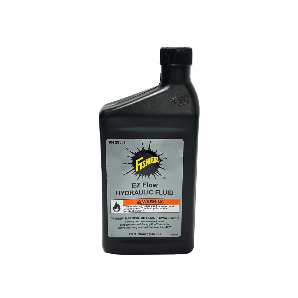 Genuine OEM Fisher EZ-Flow Hydraulic Fluid 1 Quart | #28531 | Snow Plow Oil