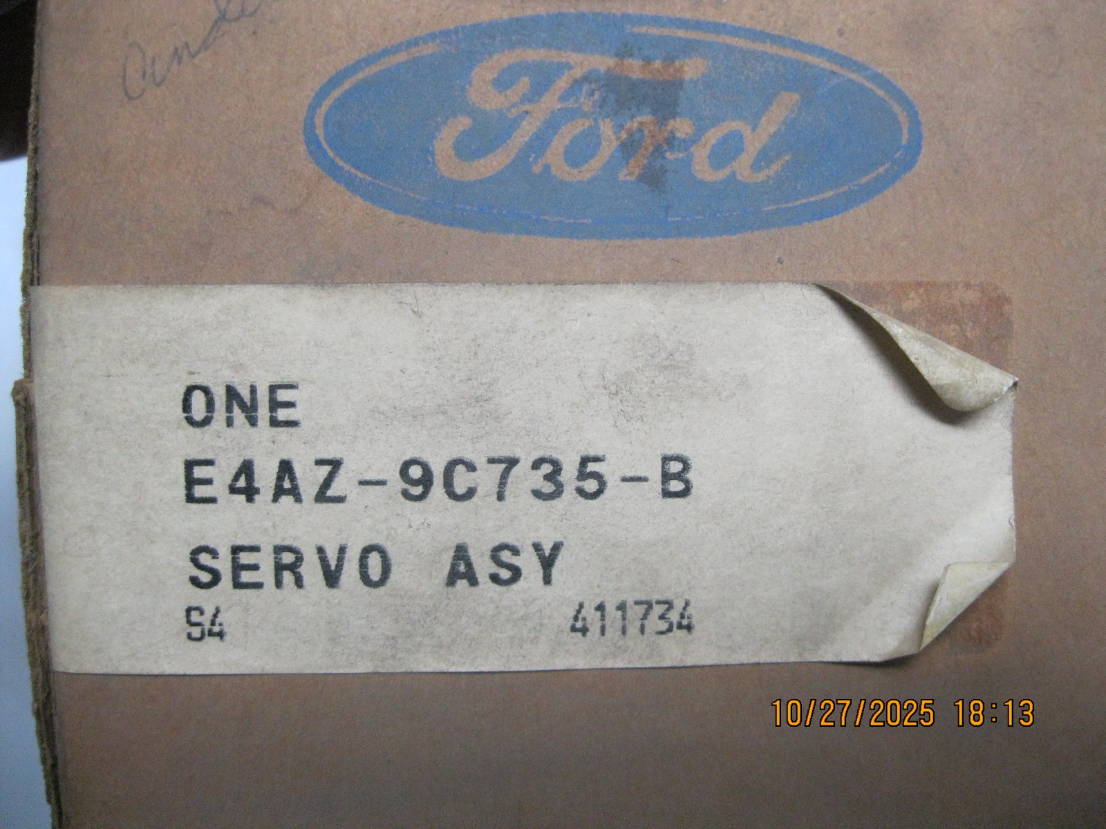 Genuine Ford OEM E4AZ-9C735-B Servo
