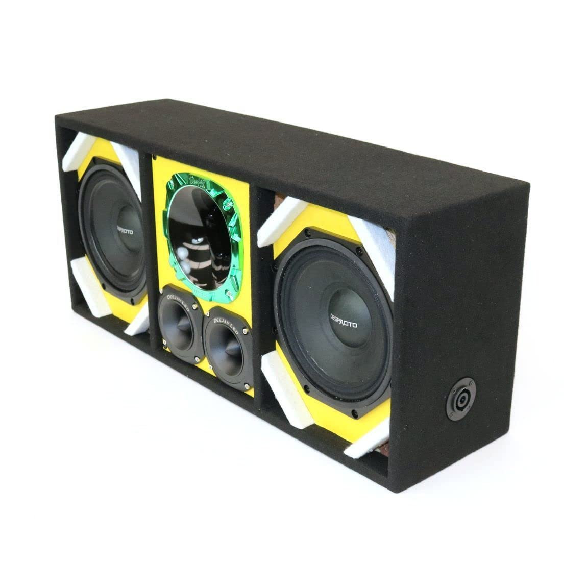 DEEJAY LED TBH8YELLOW DEEJAYLED 2 8" Despacito Horn 2 TW Braz